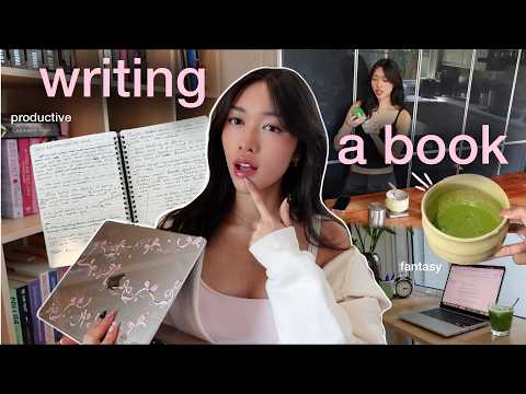 i stopped procrastinating and wrote my book | productive writing vlog
