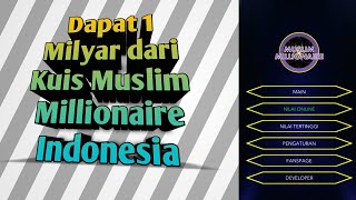 Hadiah 1 Milyar dari Kuis Muslim Millionaire Indonesia-Afitra Yohanda screenshot 2