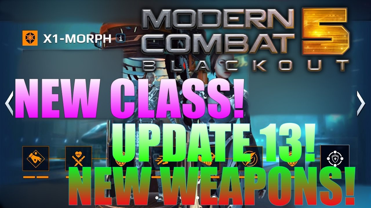 Modern Combat 5: Blackout - Update 13! New Class! New Guns!
