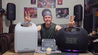 Zealot ZE21 vs ION Glow Tone - Battle of the Large Bluetooth Boombox Speakers 🔋 Battery Powered