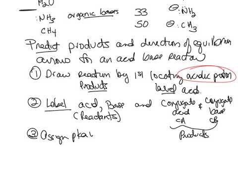 PG-3 Acid Base pKa reactions - YouTube