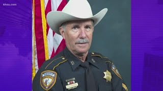 Harris County deputies pray for one of their own who is fighting COVID-19