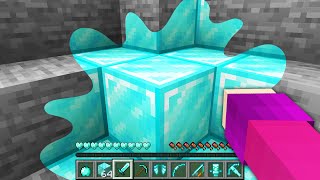 Minecraft Pero Todo Lo Que Tocamos Se Convierte En Diamante Minecraft