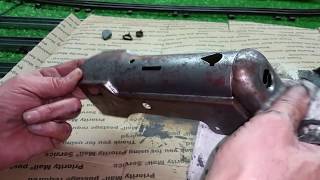 MARX WIND UP COMMODORE VANDERBILT / CONVERSION TO ELECTRIC / WIPING THE PAINT OFF / VIDEO # 2