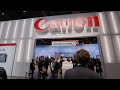 Canon ces 2024  journey beyond the destination  booth walkthrough