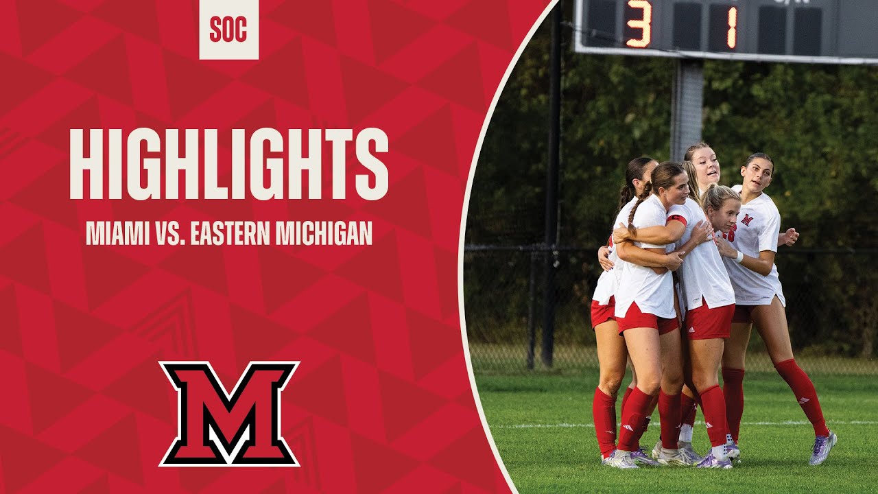 Highlights: Miami Soccer vs Eastern Michigan