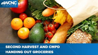 Free grocery giveaway from CMPD, Second Harvest on May 18