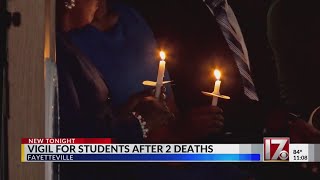 Fayetteville State University holds joint vigil to honor 2 students