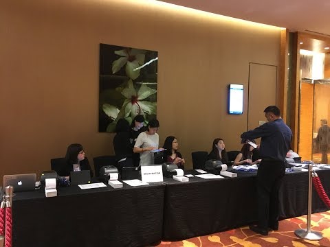 Automate Onsite Registration & Badge Printing For a Major Conference at Marina Bay Sands - Singapore