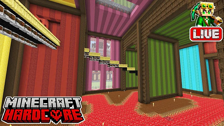 🔴 LIVE 🔴 Building Toy Store Walls in my Hardcore Minecraft Forever World
