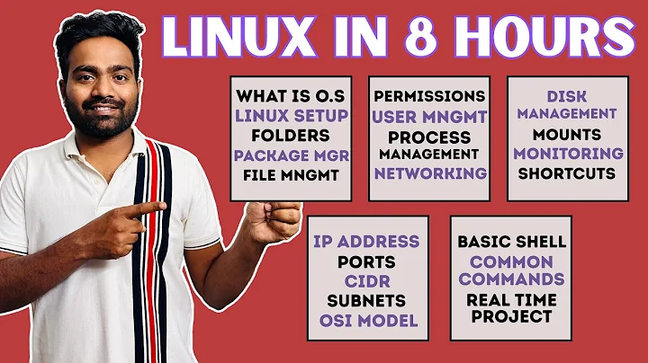 Complete Linux Course with Networking and Shell Scripting | Notes Provided