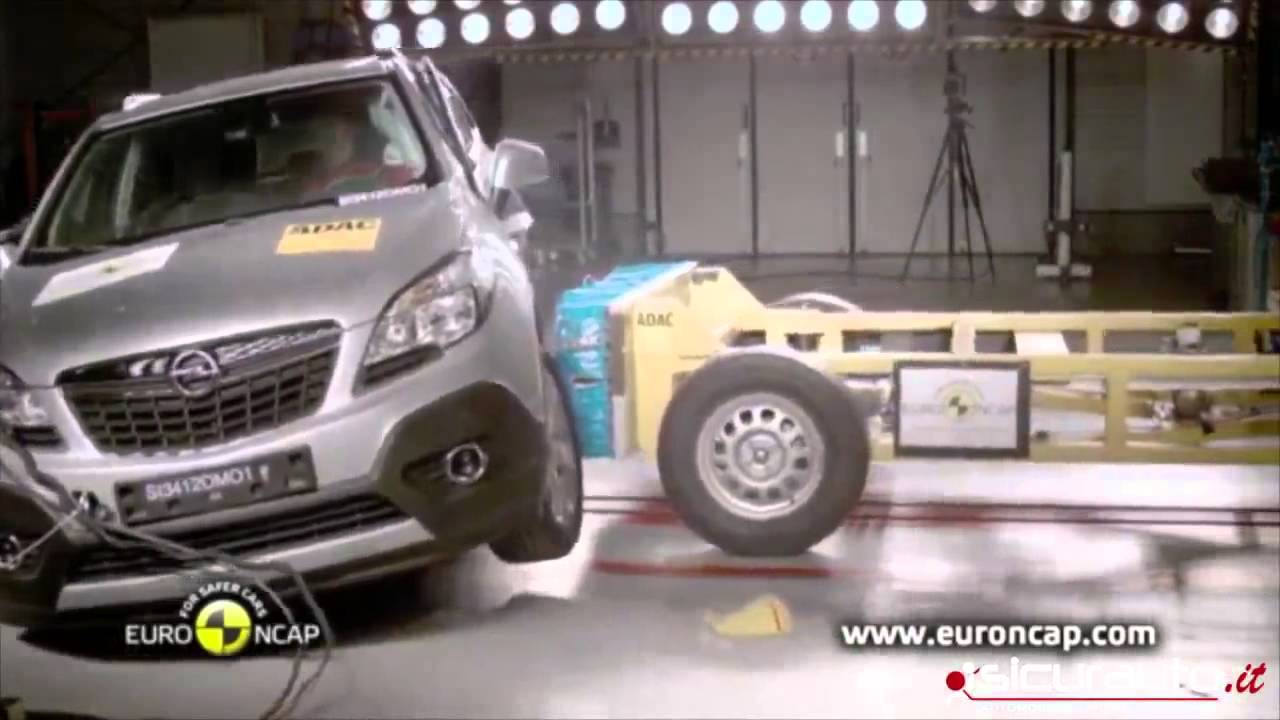 Opel Mokka Crash Test Euro Ncap Sicurauto It Youtube