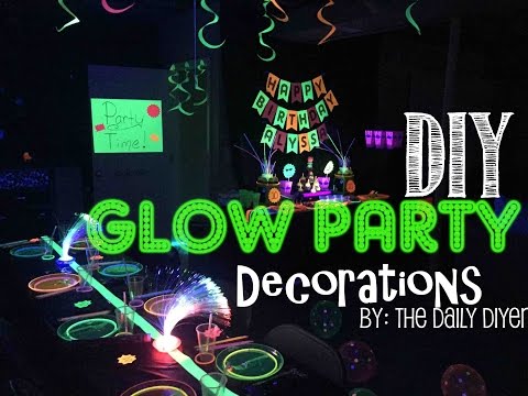 Glow Party Decor & Food 