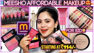 Trying Meesho Affordable & Useful Makeup and Skin Care for EID✨ | Starting at ₹114 | Ronak Qureshi