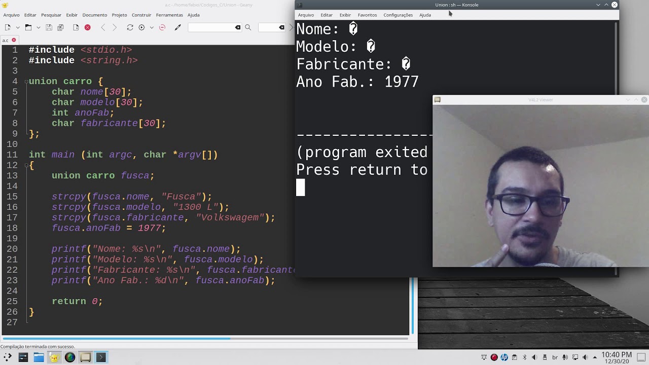Fabio Carneiro - Programando em C: Union - YouTube