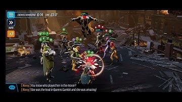 Marvel Strike Force - Doom Raid 1 Tech Boss Node.