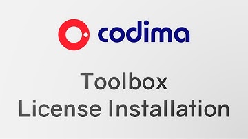 Codima | Toolbox License Installation Guide