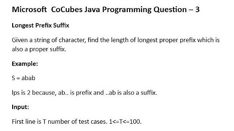 Microsoft CoCube Java Coding Question - 3 #microsoft #java #coding #javatutorial #programming