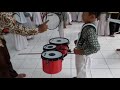 Anak Paud belajar main Trio Drumband