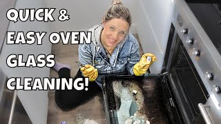 How to clean oven glass door #cleaningtips #cleaninghacks by Georgina Bisby DIY 207,412 views 3 years ago 6 minutes, 45 seconds