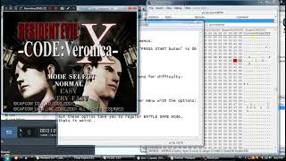 Resident Evil Code: Verónica X PS2 -unused menus + Debug camera-