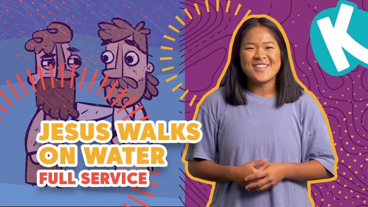 JESUS WALKS ON WATER FULL SERVICE | Kids on the Move - YouTube