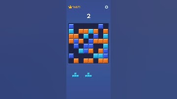 Lowest score in block blast ( WR? ) #blockblast #3 #three #lowestscore #wr