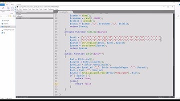 php ile dosya upload sınıfı - class dosyasını oluşturma
