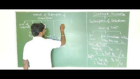 Sem 4: - Redemption of Debentures, Lecture - 1 /B.COM/M.COM/MBA/UGC-NET/|Dr. Amit Kumar|