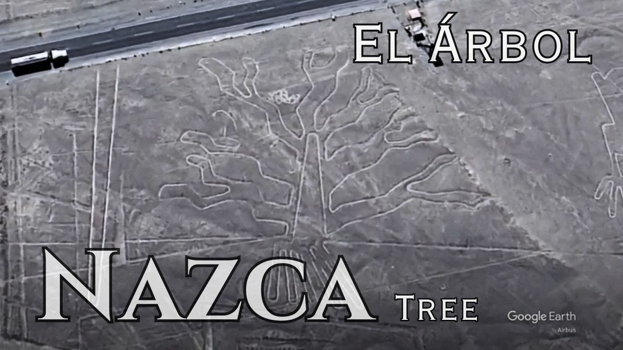 Nazca Tree Geoglyph – El Árbol from Above | Google Earth View of Peru’s Ancient Lines
