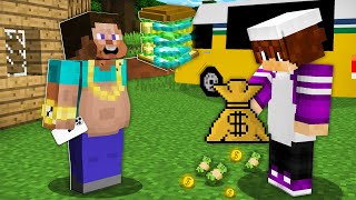 КАК ТОЛСТЯК СТАЛ МИЛЛИОНЕРОМ В МАЙНКРАФТ 100% троллинг ловушка minecraft