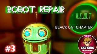 robot repair 🤖 the baby in yellow Black cat chapter | ms fungame gameplay screenshot 3