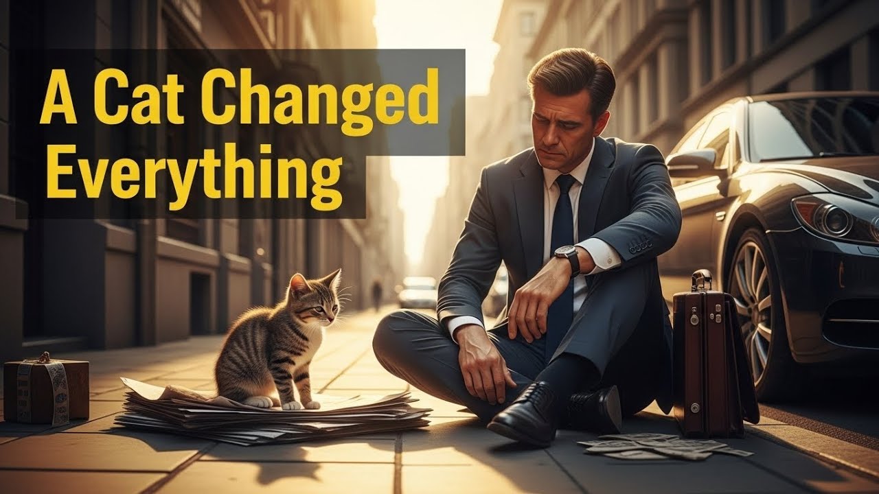 A Small Cat Taught a Billionaire the True Meaning of Life | Emotional Motivational Story 