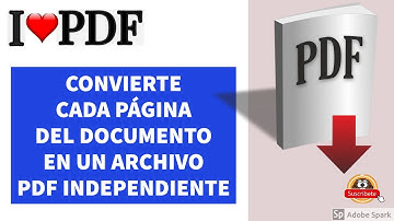 I ❤️ PDF: CÓMO DIVIDIR UN DOCUMENTO DE VARIAS PAGINAS Y QUE CADA UNA SEA INDEPENDIENTE