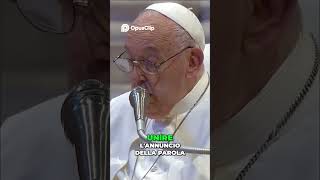 ✨ Papa Francesco: “I Santi hanno unito Parola e Fede” 🙏 #PapaFrancesco #Santi #shorts #perte  #gesu