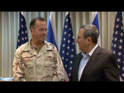 Admiral Mike G. Mullen meets with MOD Ehud Barak, ...