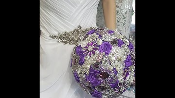 Easy DIY Brooch Bouquet Tutorial l Bridal Bouquet l Wedding Project l