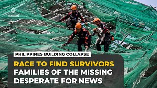 Hopes dim for survivors as search continues after Philippines building collapse