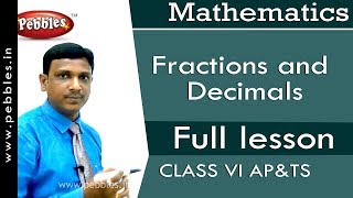 Fractions and Decimals | Ap&TS syllabus Class 6 Maths | Full lesson