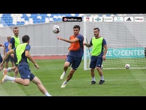 ვარჯიში დინამო არენაზე