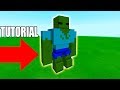 Minecraft: How To Make a Mutated Zombie Statue House