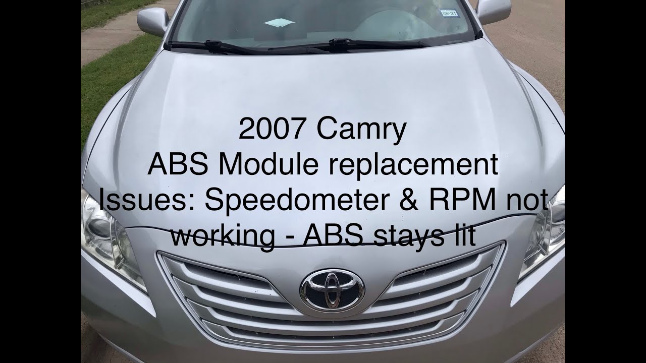 Camry ABS Module Replacement - YouTube