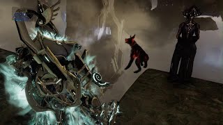 Warframe | Kubrow does an epic backflip on Lotus