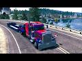 Peterbilt Stretch 389 Rolling Through *Montana* Mountains 🏔️