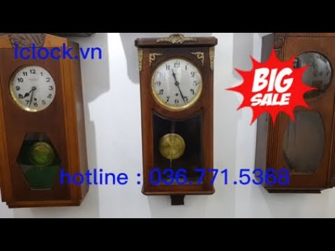 Video Đồng Hồ Cổ Treo Tường Veddette Nhập Nguyên Chiếc Tại... - youtube