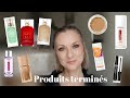 Produits termins parfum skincare makeup