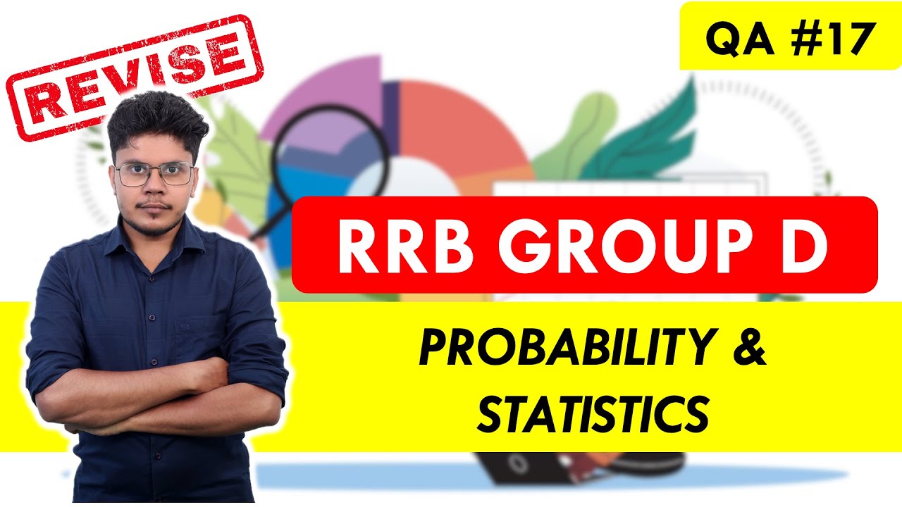 RRB GROUP D Maths Class - Probability & Statistics - YouTube