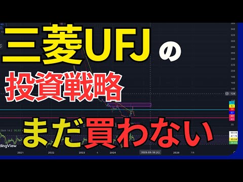 【三菱UFJ チャート分析】 買い急ぐな危険！まだ買わない理由解説します！