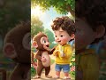 Sharing is Caring! 🍌 | Educational 3D Cartoons for Toddlers & Kids | Lulu Kids TV #babyvideos