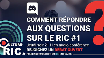 Les meilleures et les pires questions sur le RIC - Débat public Culture-RIC.fr